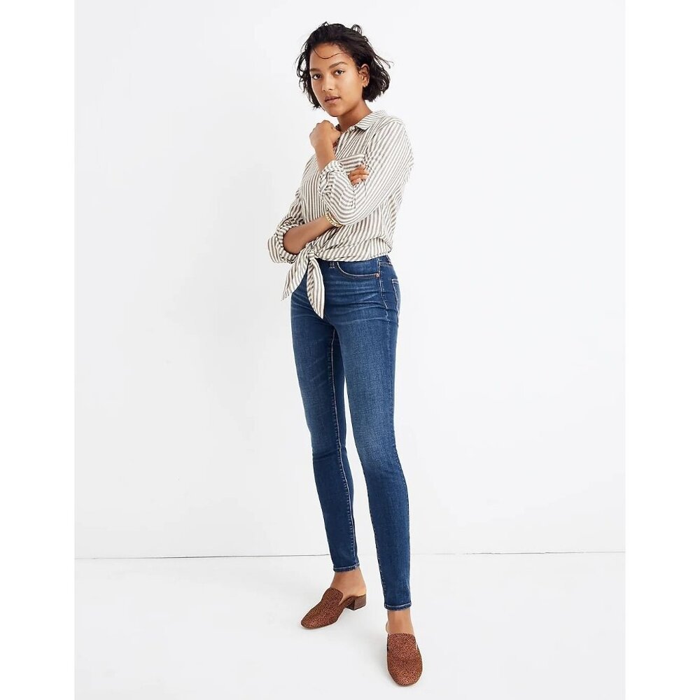Madewell Tall Curvy High-Rise Skinny Jeans in Hayes Wash 27 Tall